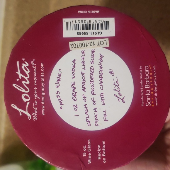 Lolita Miss Wine glass - Picture 4 of 7